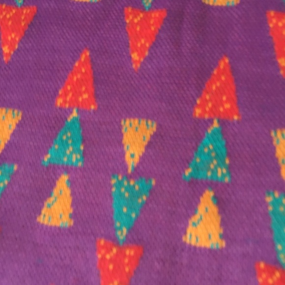 LuLaRoe Cassie Skirt NWT Purple with Design - Picture 2 of 5